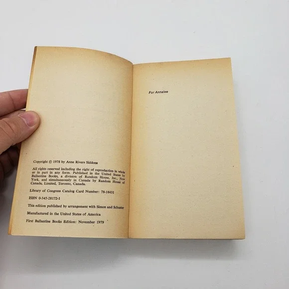 Lot of 4 Anne Rivers Siddons Romance Paperback Books Hill Towns Homeplace & more - Picture 10 of 10